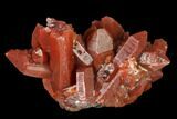 Natural, Red Quartz Crystal Cluster - Morocco #158534-1